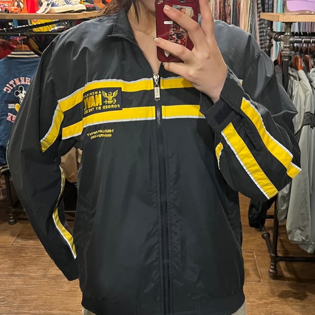 [HI] 빈티지 바람막이 블랙