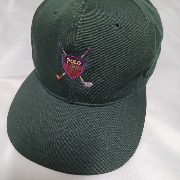 폴로 usa 90s 피티드 캡 모자 볼캡 골프