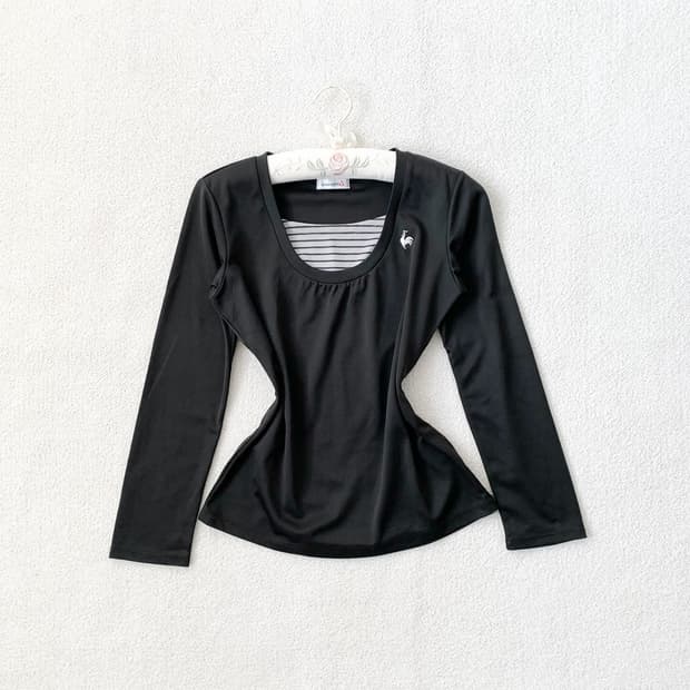 르꼬끄 ♥ 블랙 모리 레이어드 롱슬리브