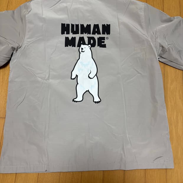 휴먼메이드 코치자켓 그레이