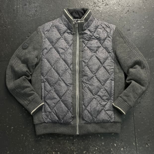 95-100 헨리코튼 하이브리드 니트 점퍼 