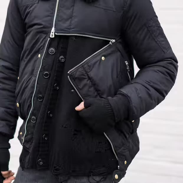 [48] 솔로이스트 16aw 플라이트 패딩 봄버 자켓