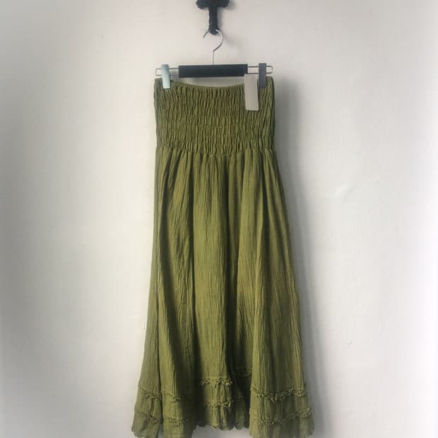 Wide cotton pants