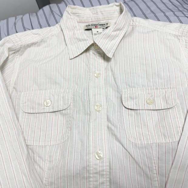 폴로진스 민트 핑크 셔츠