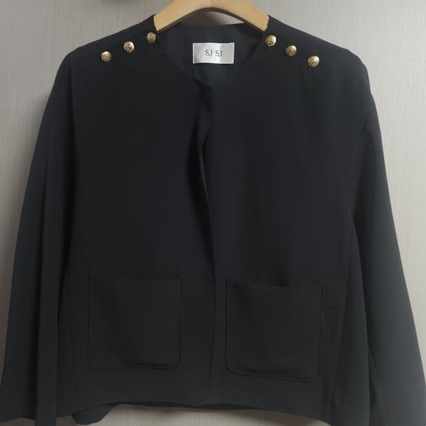 한섬 SJSJ 금장 얇은자켓, 82-94-160