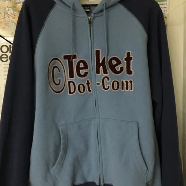 테켓 후드집업 블루