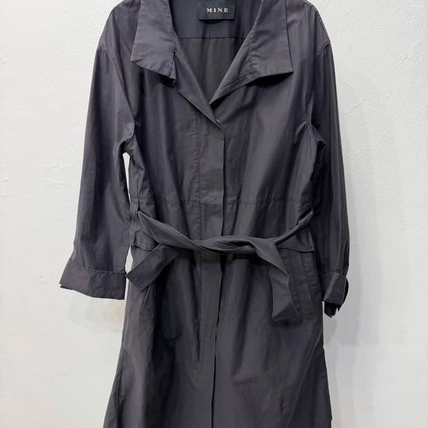 정품) MINE 마인 한섬 블랙 자켓 코트 82