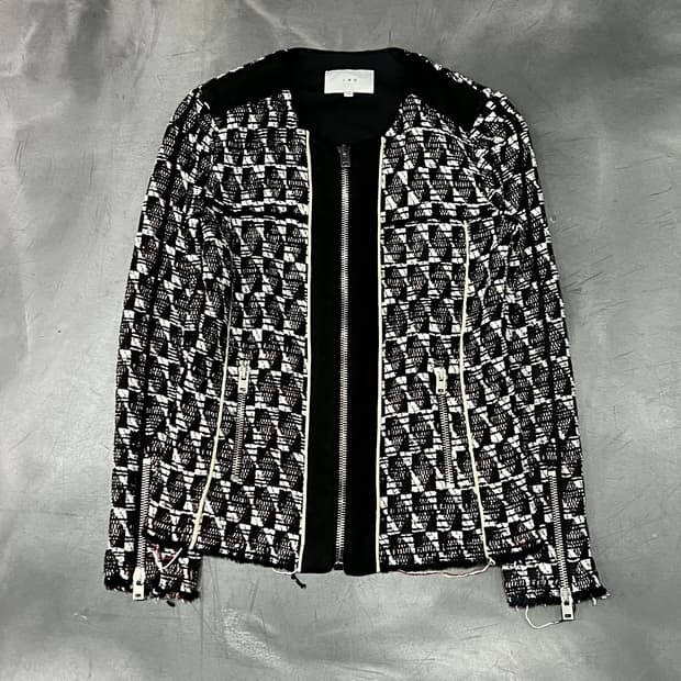  이로 트위드 집업 자켓 y15106