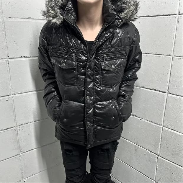 빈티지 락시크 펑크 패딩 