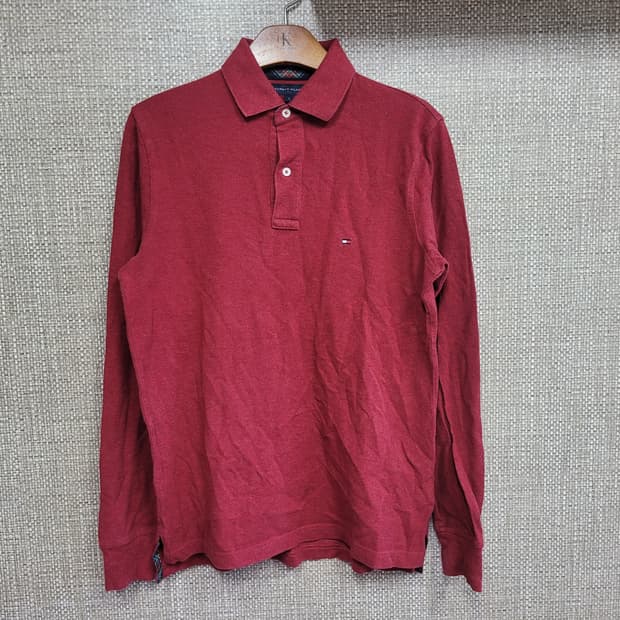 S 95사이즈 타미힐피거 긴팔 카라티 pK 아메카지 빈티지 