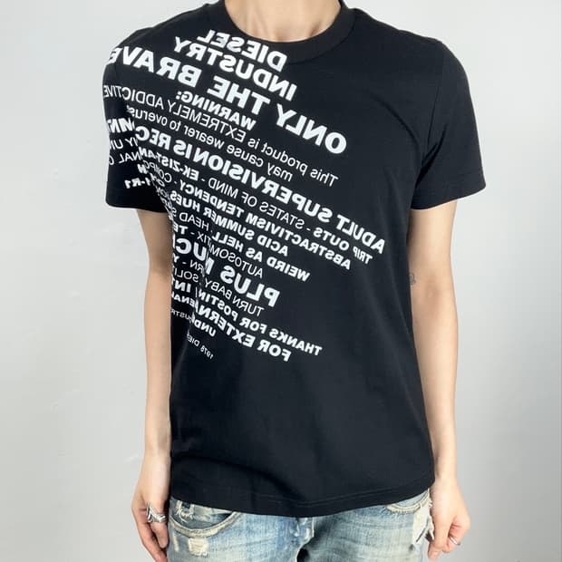 Diesel TSily Diagonal Typography T-Shirt