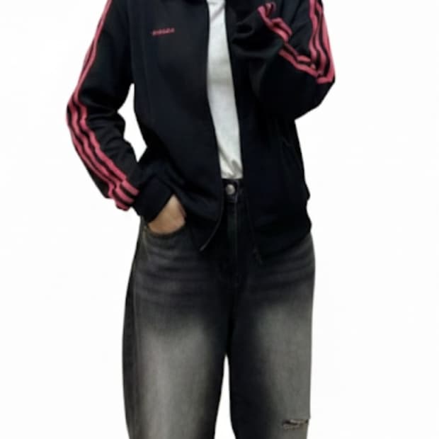 아디다스 베켄바우어 져지100/트랙탑/블랙핑크