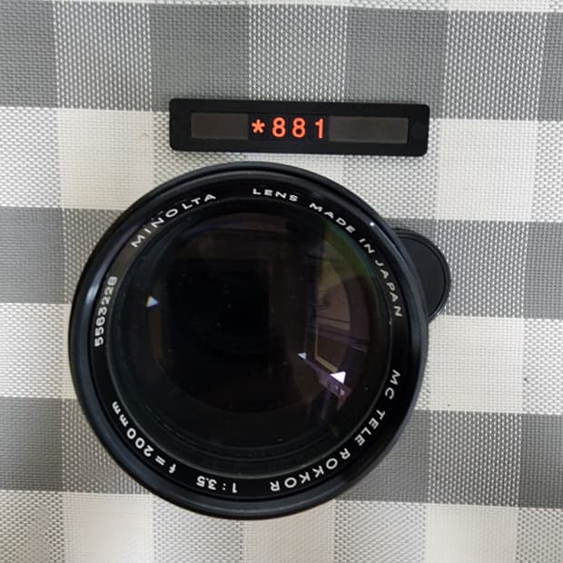 미놀타 마운트 200mm 3.5 광각렌즈