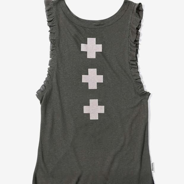 Emergency Muscle Tank Top Charcoal
