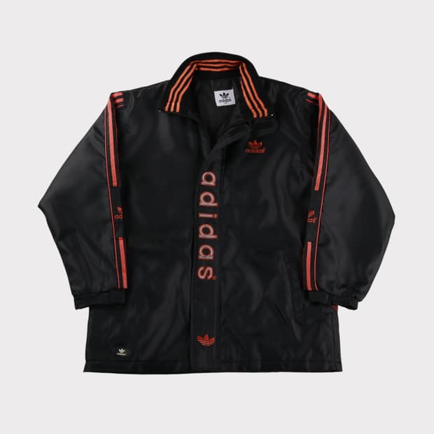 [L] 90's 아디다스 올드스쿨 빅로고 누빔점퍼