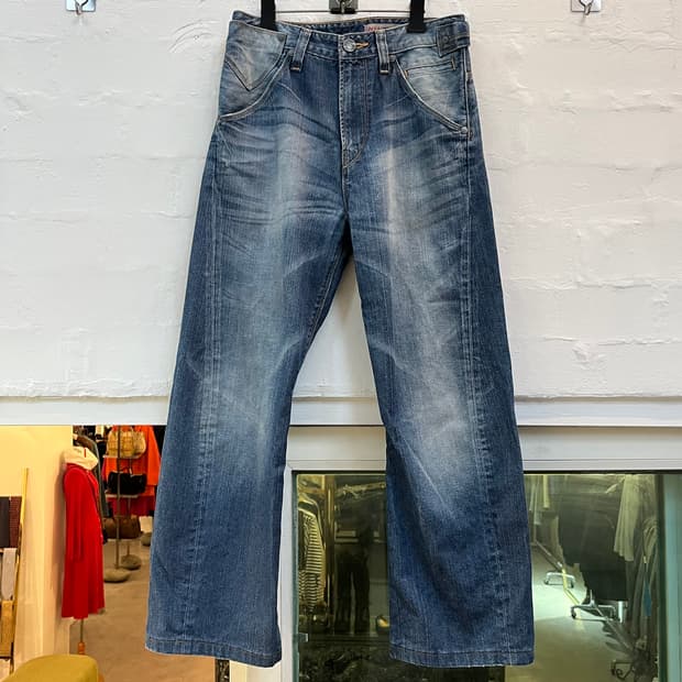 Levis 엔지니어드 워싱 데님 진 28x32