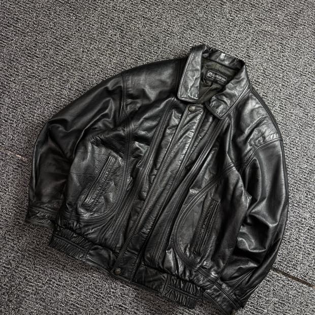 빈티지 아카이브 양가죽 봄버 레더자켓 2307