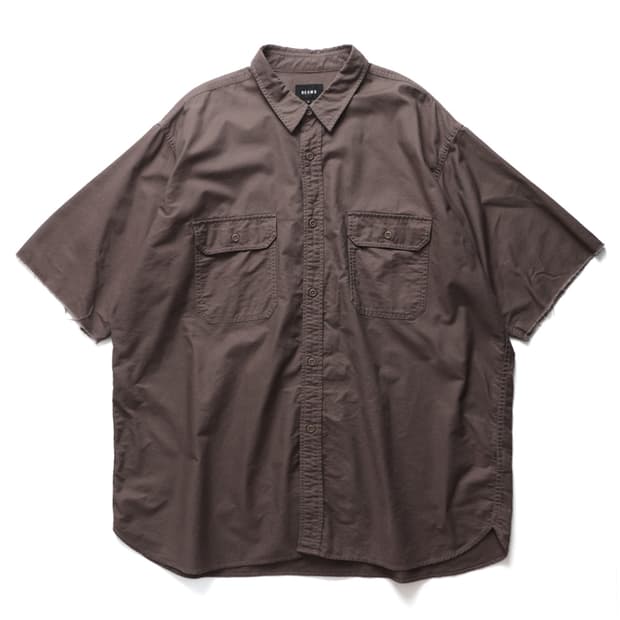 BEAMS Utility Cut Off S/S Shirt