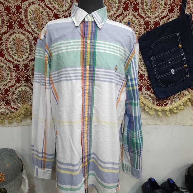 폴로 랄프로렌 타탄체크 옥스포드 셔츠

