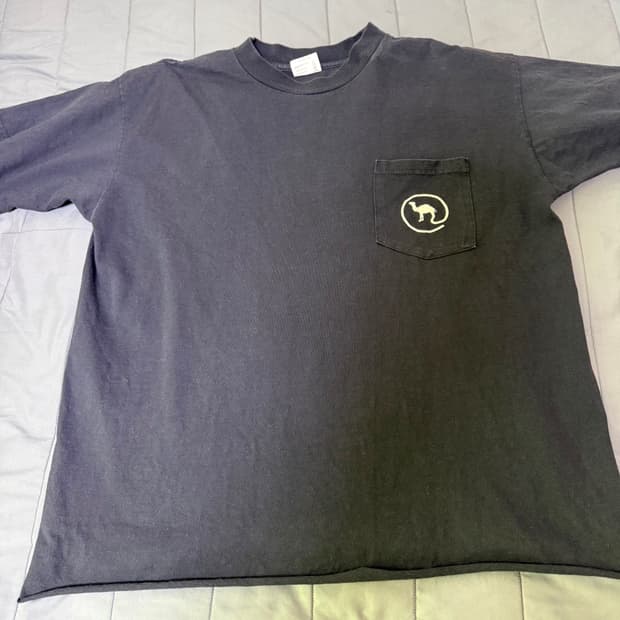 90s 카멜 티셔츠