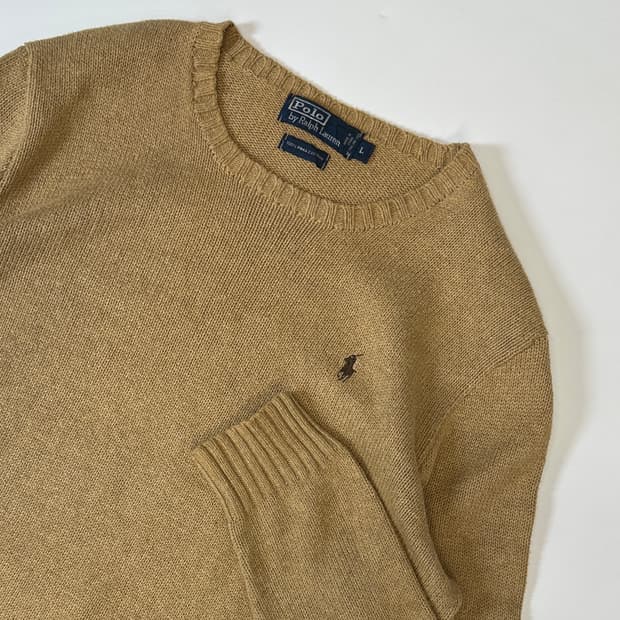 폴로 랄프로렌 브라운 니트 