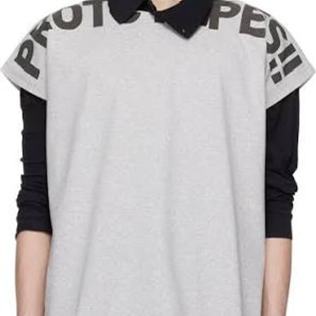 [L/XL] 프로토타입스 와플 머슬핏 티셔츠 그레이