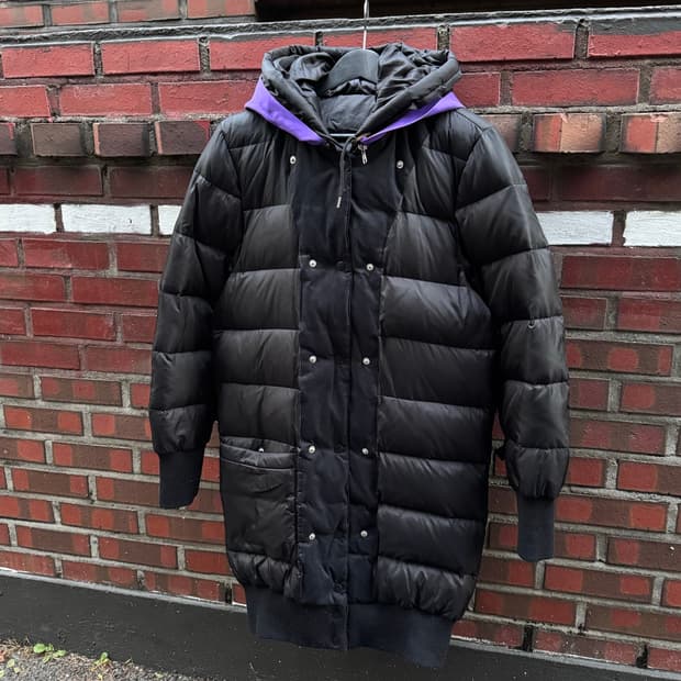 Acne 아크네 스튜디오 더블후드 다운 롱패딩