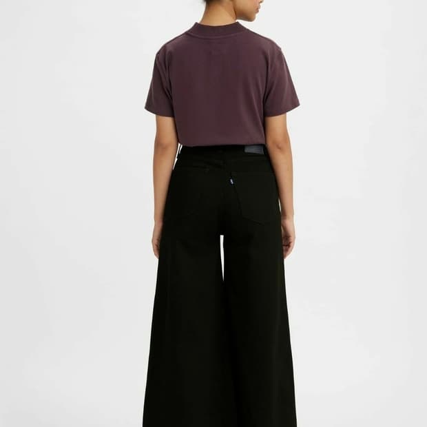 LEVI'S 뉴 풀 플레어 블랙 데님 팬츠 24