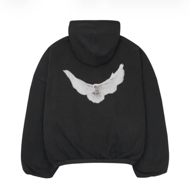 이지 갭 엔지니어드 바이 발렌시아가 도브 후드 워시드 블랙 S