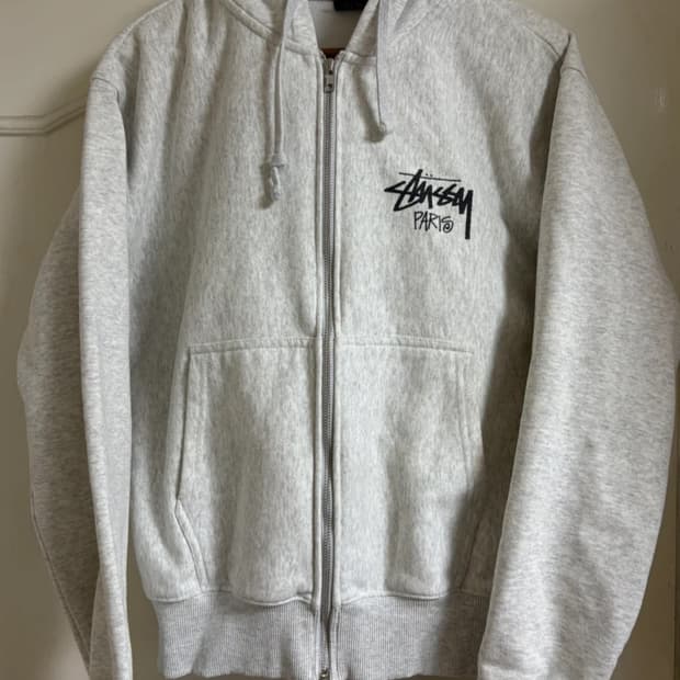 스투시 파리 후드집업