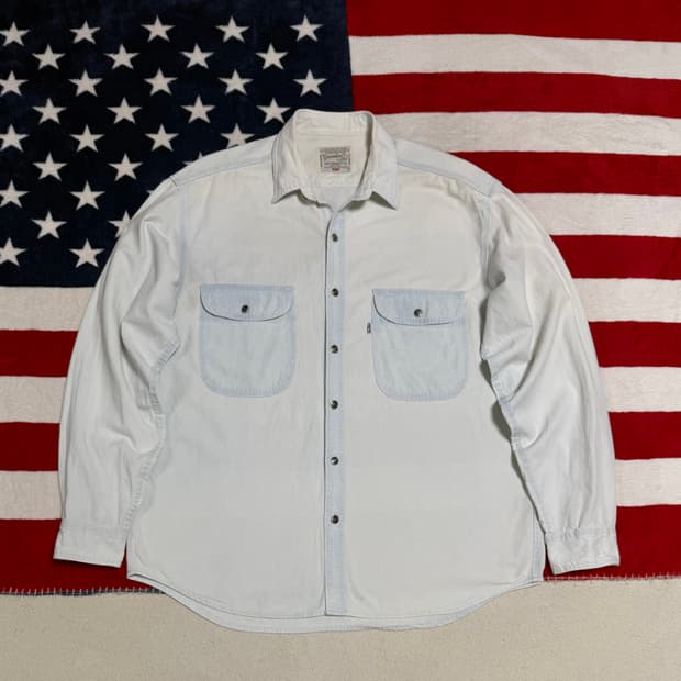 리바이스 워크셔츠 Levi’s Work Shirt  워시드 남방 [XL]