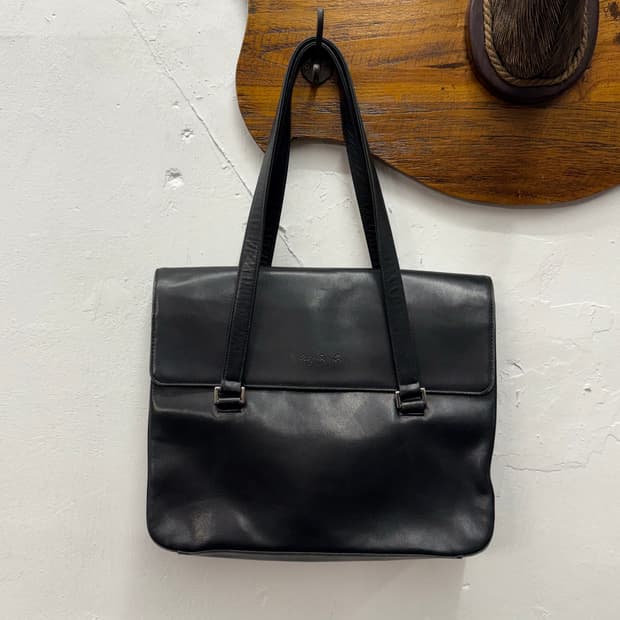 Japan AGNES B. Leather Flap Bag