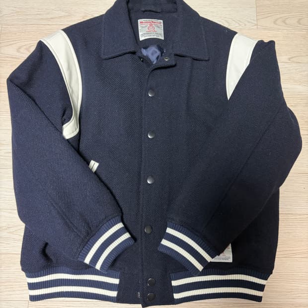 제로라운지 해리스트위드 바시티(L, 새상품)