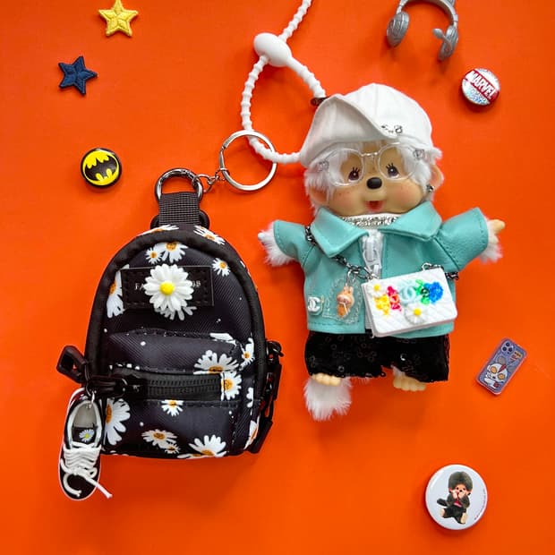 (56)정품몬치치✨🎧 GD 무드 몬치치 커스텀 키링 🤍