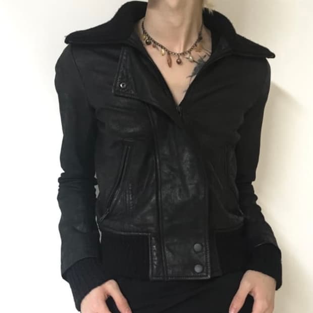 띠어리 양가죽 자켓