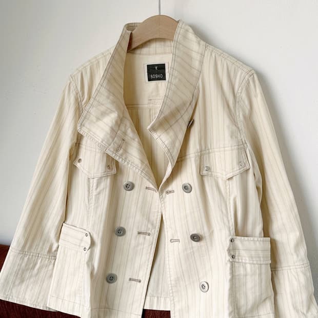 Natural cotton nylon wide silhouette cro