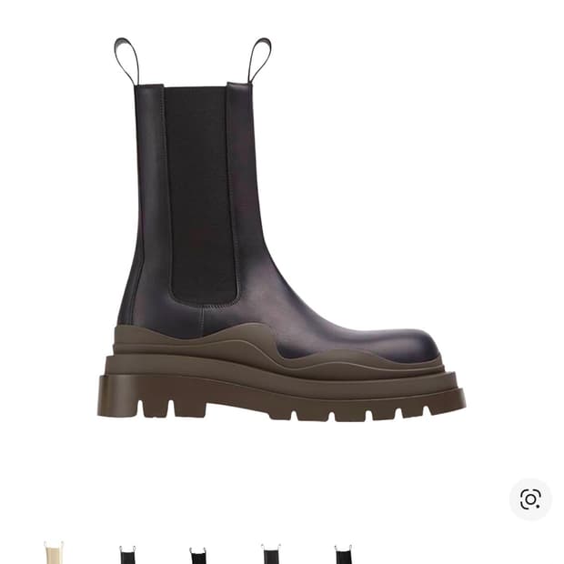 보테가베네타 타이어 부츠 39사이즈 블랙 캠핑