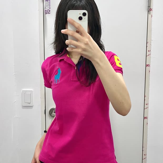  폴로 랄프로렌 빅포니 노랑 핑크 반팔 pk 티셔츠
