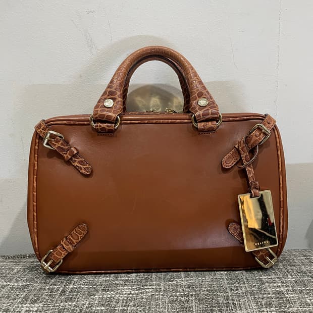 셀린느 악어가죽 트래블 토트백 정품