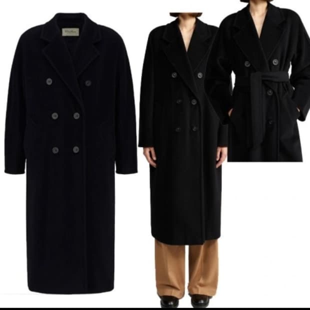 막스마라 마담 코트 블랙 36