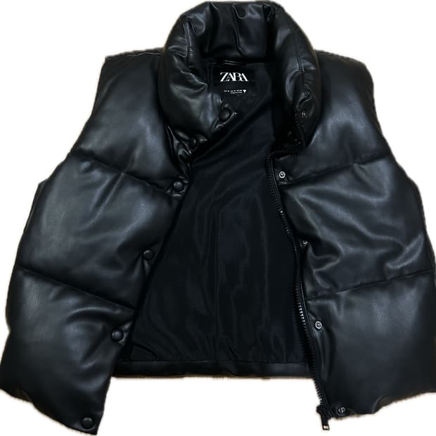 자라 패딩 베스트