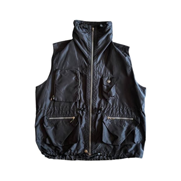 비엠더블유 나일론 베스트 집업