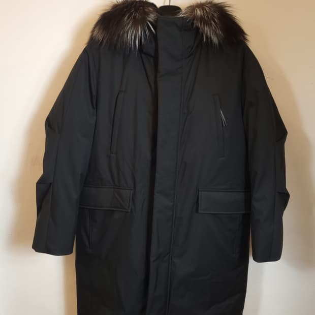 TNGT 사가폭스 프리미엄구스다운 롱패딩 100 L 새제품