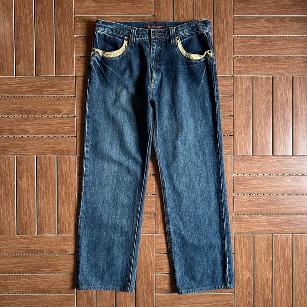 Hanes vintage washing denim pants