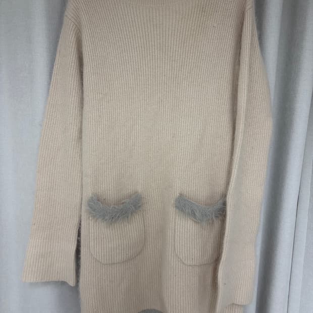 빈티지 앙고라 퍼 니트 원피스