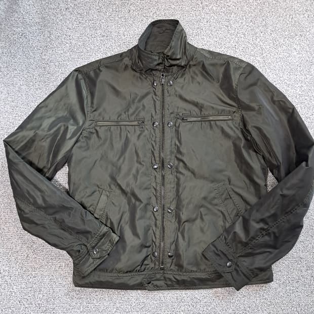 DIESEL lustered zip up jacket
