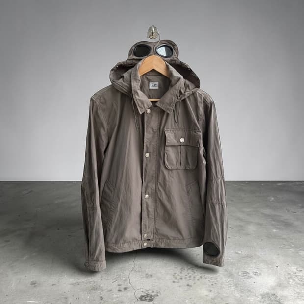 .100~105/ CP컴퍼니 00AW 렌즈 고글 나일론 쉘 자켓