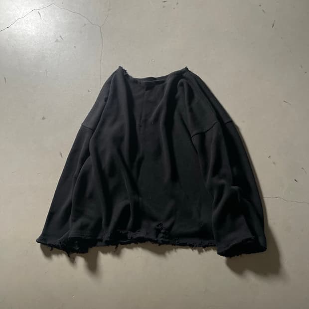 KZ ATELIER Distressed Knit Tee