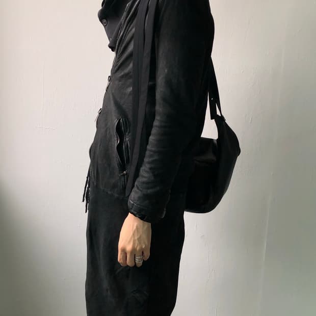 조르지오 브라토 핸드메이드 레더 코트