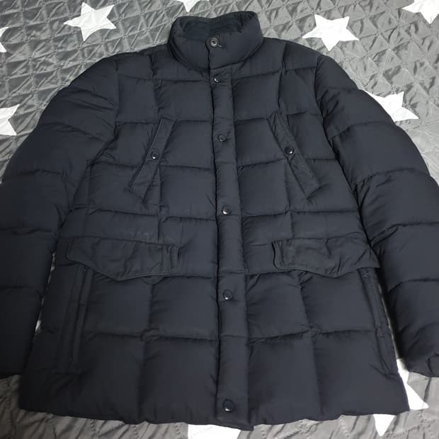 올젠 스트레치 사파리 덕다운 오피스 패딩 블랙 (M)